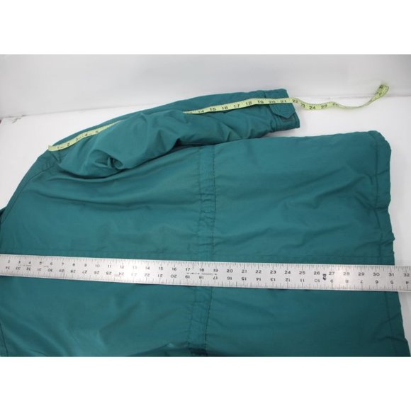 Vintage Eddie bauer Women's small premium goose down puffer jacket green pockets - Picture 11 of 16